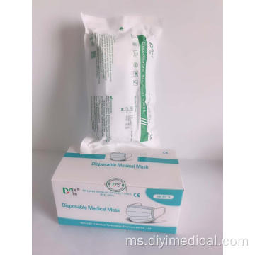 Topeng Muka Earloop Normal 3Ply Non-Woven Proof